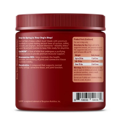 Zesty Paws Ancient Elements Mobility Supplement Bites - Bison - 90ct 2 Zesty Paws Ancient Elements Mobility Supplement Bites - Bison - 90ct - Image 2