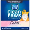Fresh Step Clean Paws Calm Cat Litter - 22.5lbs