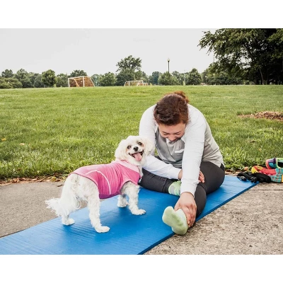 Pet Life Active Pull-Rover Premium 4-Way Stretch Two-Toned Sleeveless Hoodie Dog And Cat T-Shirt - Pink 10 Pet Life Active Pull-Rover Premium 4-Way Stretch Two-Toned Sleeveless Hoodie Dog And Cat T-Shirt - Pink - Image 10