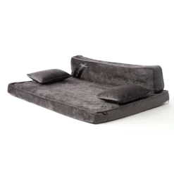 Precious Tails Modern Sofa Cat And Dog Bed - L - Gray