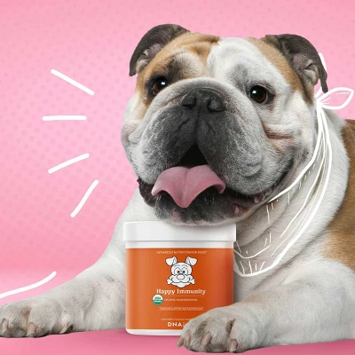 DNA PET Happy Immunity USDA Certified Organic Mushroom Powder For Dogs, Immune Support Mix - 3.5 Oz 2 DNA PET Happy Immunity USDA Certified Organic Mushroom Powder For Dogs, Immune Support Mix - 3.5 Oz - Image 2