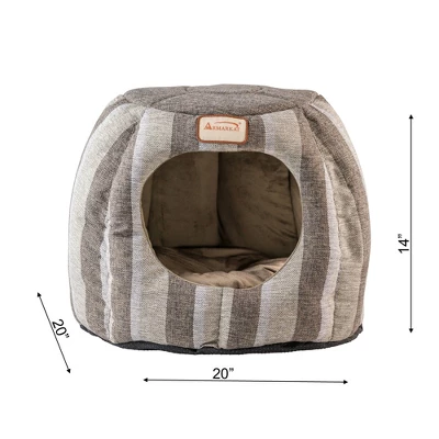 Armarkat Cat Cave Shape Bed With Anti- Slip Waterproof Base, Removable Cushion Mat, C30 Indoor Pet Bed 3 Armarkat Cat Cave Shape Bed With Anti- Slip Waterproof Base, Removable Cushion Mat, C30 Indoor Pet Bed - Image 3
