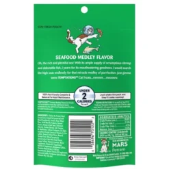 Temptations Seafood Medley Flavor Crunchy Cat Treats