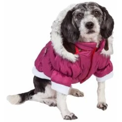 Pet Life Metallic Fashion Dog And Cat Parka Coat