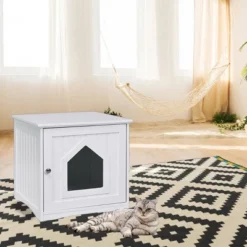 Tangkula Wooden Pet Cat House Litter Box Cat Washroom Nightstand Cat Storage Bench 20 Tangkula Wooden Pet Cat House Litter Box Cat Washroom Nightstand Cat Storage Bench -PawHut Sales Store GUEST 0aaca509 38fc 41db b579 ecfbdd1e016e