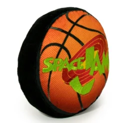 Buckle-Down Dog Toy Squeaker Plush - Looney Tunes Space Jam Basketball Logo