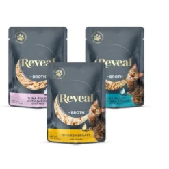 Reveal Natural Limited Ingredient Grain Free Variety Of Tuna And Chicken Flavors In Broth Wet Cat Food - 2.47oz/12pk
