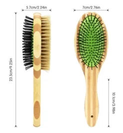 American Pet Supplies Dual Sided Dog Bamboo Grooming Brush