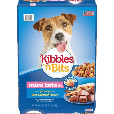 Kibbles 'n Bits Mini Bits Savory Beef & Chicken Flavors Small Breed Complete & Balanced Dry Dog Food 7 Kibbles 'n Bits Mini Bits Savory Beef & Chicken Flavors Small Breed Complete & Balanced Dry Dog Food - Image 7
