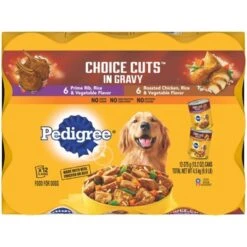 Pedigree Choice Cuts In Gravy Beef Prime Rib & Roasted Chicken Adult Wet Dog Food - 13.2oz/12ct Variety Pack -PawHut Sales Store GUEST 0e6a3faf 1c64 4e10 8a15 7cd3ff11a7a0