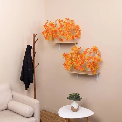 On2Pets Fall Rectangle Cat Canopy Shelves - Orange - 2ct 1 On2Pets Fall Rectangle Cat Canopy Shelves - Orange - 2ct