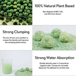 PETTIME Tofu & Corn Litter (Large 12lb X 3bags, Tofu & Corn - Green Tea) 8 PETTIME Tofu & Corn Litter (Large 12lb X 3bags, Tofu & Corn - Green Tea) -PawHut Sales Store GUEST 0e96270b 5cba 4aef bff8 672a8210d4b8