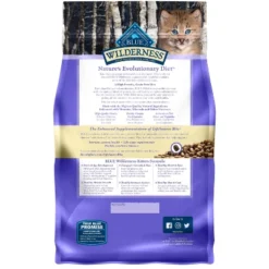 Blue Buffalo Wilderness High Protein Natural Kitten Dry Cat Food With Chicken Flavor