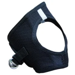 American River Solid Ultra Choke Free Dog Harness - Black