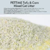 PETTIME Tofu & Corn Litter (Small 5.5lb X 6bags, Tofu & Corn - Original)…