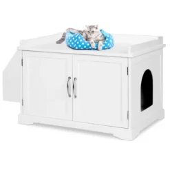 Best Choice Products Large Wooden Cat Litter Box Enclosure, Storage Cabinet Bench Table W/ Magazine Rack 15 Best Choice Products Large Wooden Cat Litter Box Enclosure, Storage Cabinet Bench Table W/ Magazine Rack -PawHut Sales Store GUEST 10c23218 ef58 4664 b923 97f61bde8720