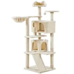 Yaheetech 57"H Plush Cat Tree Condo For Kittens/Small Cats -PawHut Sales Store GUEST 10db183d dee8 4390 a5ac 02325905b057