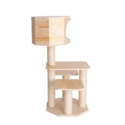 Armarkat Real Wood Premium Model S4203 Scots Pine, Solid Wood Cat Tree, 46" Tall -PawHut Sales Store GUEST 1184703f ffc0 41bd a704 73a3c1f88d49