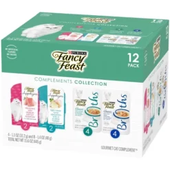 Fancy Feast Complements Collection With Chicken, Tuna, Shrimp, Fish And Salmon Wet Cat Food - 12ct 10 Fancy Feast Complements Collection With Chicken, Tuna, Shrimp, Fish And Salmon Wet Cat Food - 12ct -PawHut Sales Store GUEST 1352a932 e0b2 4b08 92cf 1afcc571a47f