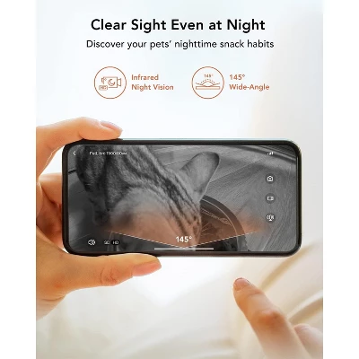 PETLIBRO Automatic Cat Feeder With Camera, 1080P HD Video & Night Vision, 5G WiFi Feeder With 2-Way Audio, Motion & Sound Alerts 2 PETLIBRO Automatic Cat Feeder With Camera, 1080P HD Video & Night Vision, 5G WiFi Feeder With 2-Way Audio, Motion & Sound Alerts - Image 2