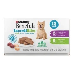 Beneful IncrediBites Pate Small Wet Dog Food Variety Pack With Chicken & Beef Flavor - 42oz/12ct -PawHut Sales Store GUEST 16599f3b 3472 477e 9f48 8f463be56db2