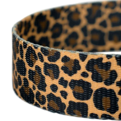 Country Brook Petz Leopard Print Dog Leash (6 Foot, 1/2 Inch Wide) 2 Country Brook Petz Leopard Print Dog Leash (6 Foot, 1/2 Inch Wide) - Image 2