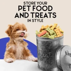 Amici Pet Retro Treats Storage Canister, 72 Oz. , Galvanized Metal 14 Amici Pet Retro Treats Storage Canister, 72 Oz. , Galvanized Metal -PawHut Sales Store GUEST 1c5ab5ae a23e 4f23 b5a3 18caefecc33a