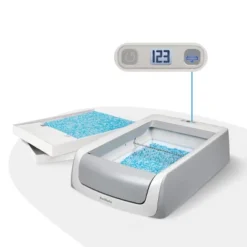 PetSafe ScoopFree Automatic Self Cleaning Cat Litter Box With Disposable Crystal Litter Tray