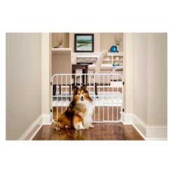 Carlson Expandable Gate With Small Dog Door - White 7 Carlson Expandable Gate With Small Dog Door - White -PawHut Sales Store GUEST 1e0ca956 a3fd 4bcb a583 81ff86788ae8