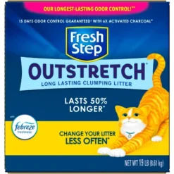 Fresh Step Outstretch Febreze Scented Cat Litter - 19lbs -PawHut Sales Store GUEST 1ec63ce1 cad4 4d12 8d2a 99479a12ed55