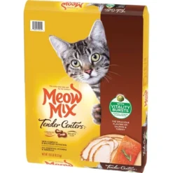 Meow Mix Tender Centers With Flavors Of Salmon & Turkey Adult Complete & Balanced Dry Cat Food - 13.5lbs -PawHut Sales Store GUEST 207d90db 90ae 4127 906b 527ee506c498