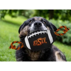 NCAA Oklahoma State Cowboys Nylon Football Dog Toy