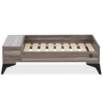 TailZzz Wyatt Wooden Pet Bed With Mattress Elevated Pet Bed Wooden Pet Bed With Storage Greenguard Gold Certified Wooden Pet Bed 2 TailZzz Wyatt Wooden Pet Bed With Mattress Elevated Pet Bed Wooden Pet Bed With Storage Greenguard Gold Certified Wooden Pet Bed - Image 2