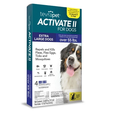 Tevra Pet Activate II Flea And Tick Treatment For Dogs - 4 Doses 7 Tevra Pet Activate II Flea And Tick Treatment For Dogs - 4 Doses - Image 7