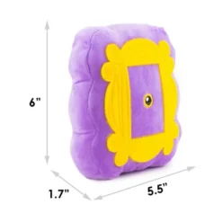 Buckle-Down Dog Toy Squeaker Plush - Friends Monica's Peephole Frame Purple Yellows -PawHut Sales Store GUEST 22bdab7a 6a26 4202 a928 75bd89b84300