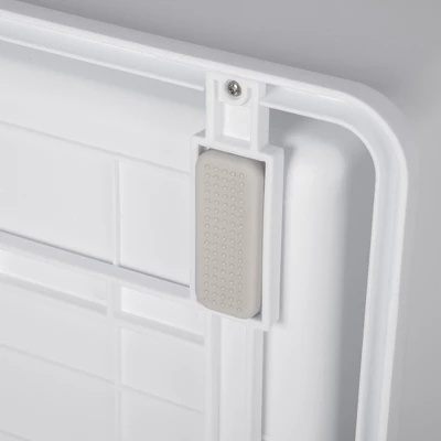 PawHut Hooded Cat Litter Box With Scoop, Enclosed Cat Litter Tray With Front Entry, Top Exit, Portable Pet Toilet With Large Space, Green 5 PawHut Hooded Cat Litter Box With Scoop, Enclosed Cat Litter Tray With Front Entry, Top Exit, Portable Pet Toilet With Large Space, Green - Image 5