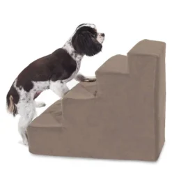 Majestic Pet 4 Step Suede Pet Stairs - Stone - Large 5 Majestic Pet 4 Step Suede Pet Stairs - Stone - Large -PawHut Sales Store GUEST 247b808b 8841 4569 999f 5d3e5a20b839
