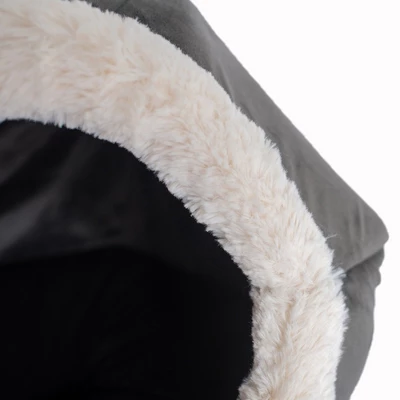 Armarkat Cat Bed C80CSH/MB Gray Velvet 5 Armarkat Cat Bed C80CSH/MB Gray Velvet - Image 5