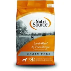 NutriSource Grain Free Lamb & Pea Dry Dog Food - 15LB