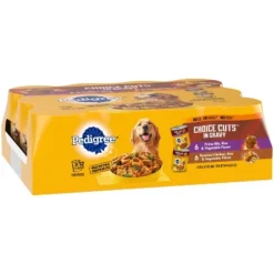 Pedigree Choice Cuts In Gravy Beef Prime Rib & Roasted Chicken Adult Wet Dog Food - 13.2oz/12ct Variety Pack -PawHut Sales Store GUEST 279c30b1 6137 44d8 b104 e425ddad1183