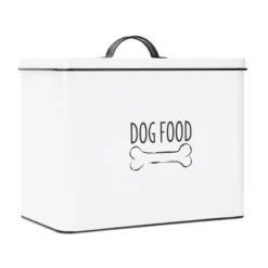 Outshine Co White Farmhouse Pet Food Bin - Can Be Personalized -PawHut Sales Store GUEST 288a4edb d40c 4b8d b55f cb531e03d6dc