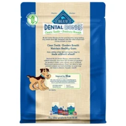 Blue Buffalo Dental Bones Mini Natural Chew Dog Treats - 12oz