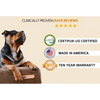 Big Barker 7" Orthopedic Dog Bed - Sleek Edition 9 Big Barker 7" Orthopedic Dog Bed - Sleek Edition - Image 9