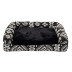 FurHaven Southwest Kilim Cooling Gel Top Memory Foam Sofa Dog Bed