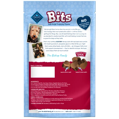 Blue Buffalo Bits Natural Soft-Moist Training Dog Treats With Beef Recipe 1 Blue Buffalo Bits Natural Soft-Moist Training Dog Treats With Beef Recipe