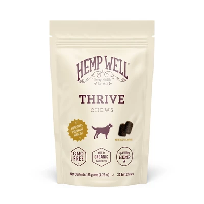 Hemp Well Thrive Dog Soft Chews For Everyday Health 5 Hemp Well Thrive Dog Soft Chews For Everyday Health - Image 5