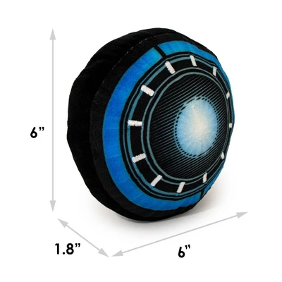 Buckle-Down Dog Toy Squeaker Plush - Marvel Comics Iron Man Arc Reactor Black Blues 4 Buckle-Down Dog Toy Squeaker Plush - Marvel Comics Iron Man Arc Reactor Black Blues - Image 4