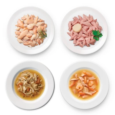 Fancy Feast Complements Collection With Chicken, Tuna, Shrimp, Fish And Salmon Wet Cat Food - 12ct 1 Fancy Feast Complements Collection With Chicken, Tuna, Shrimp, Fish And Salmon Wet Cat Food - 12ct