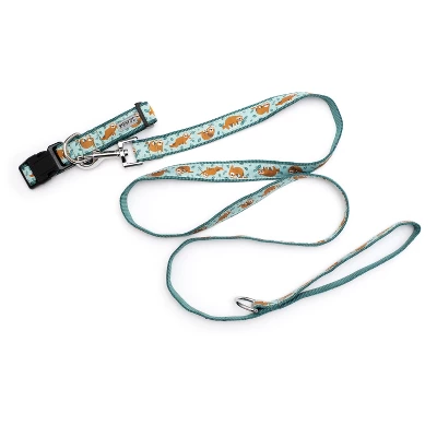 The Worthy Dog Sloth Adjustable Dog Collar 1 The Worthy Dog Sloth Adjustable Dog Collar