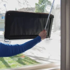 K&H Pet Products EZ Mount Kitty Sill Deluxe With Bolster Chocolate 12 X 23 Inches